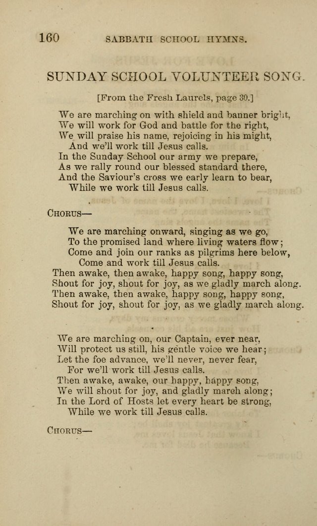 Hymns for the use of the Sabbath School of the Second Reformed Church, Albany N. Y. page 162