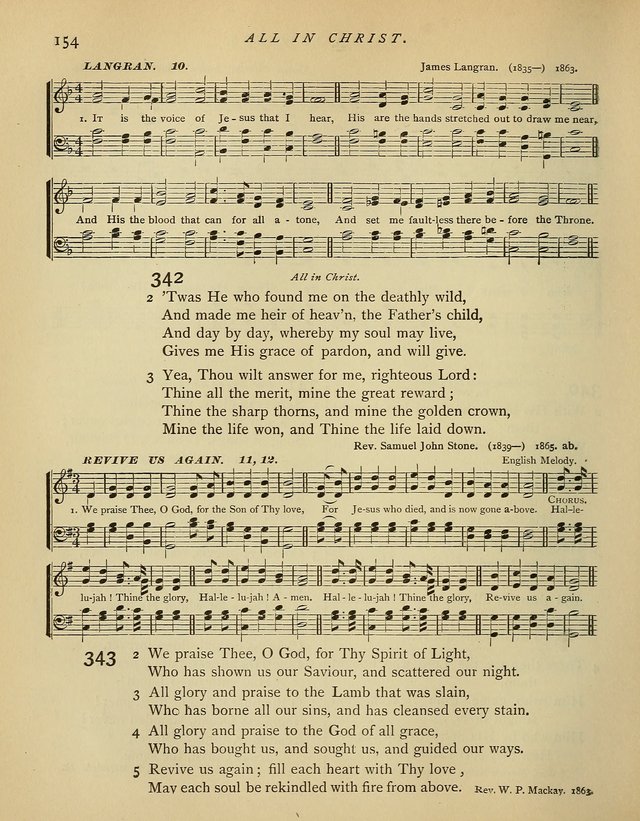 Hymns and Songs for Social and Sabbath Worship. (Rev. ed.) page 154