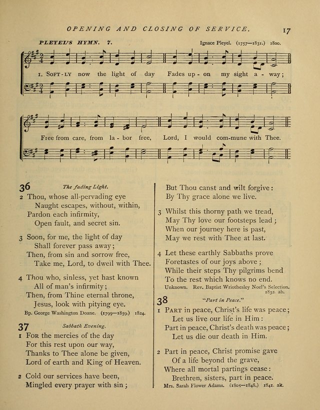 Hymns and Songs for Social and Sabbath Worship. (Rev. ed.) page 17