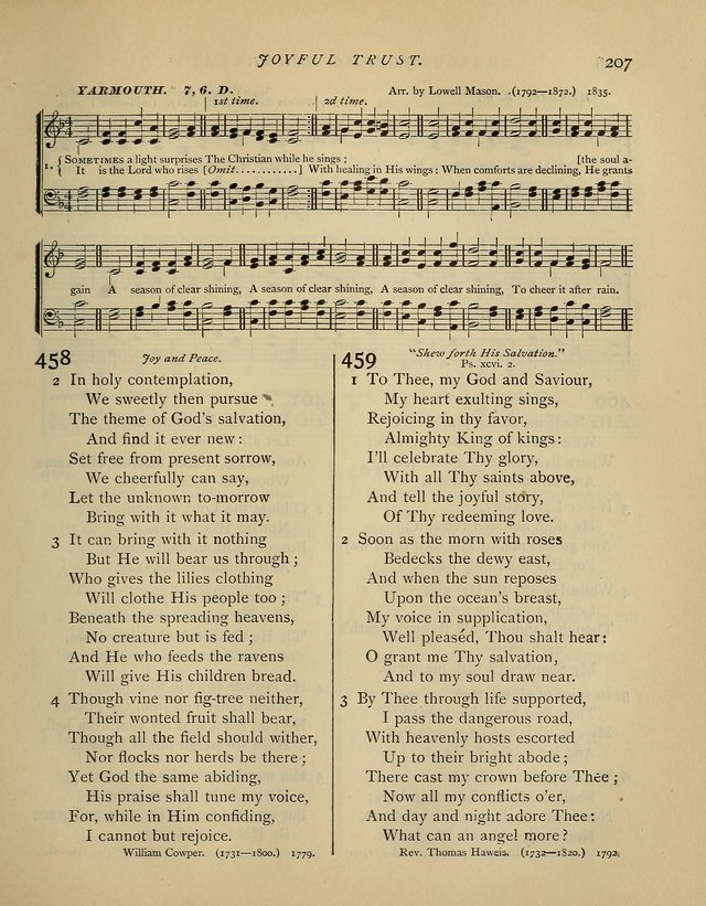 Hymns and Songs for Social and Sabbath Worship. (Rev. ed.) page 207