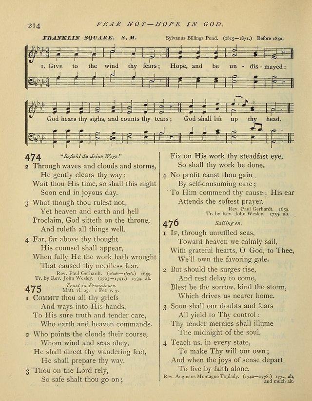 Hymns and Songs for Social and Sabbath Worship. (Rev. ed.) page 214