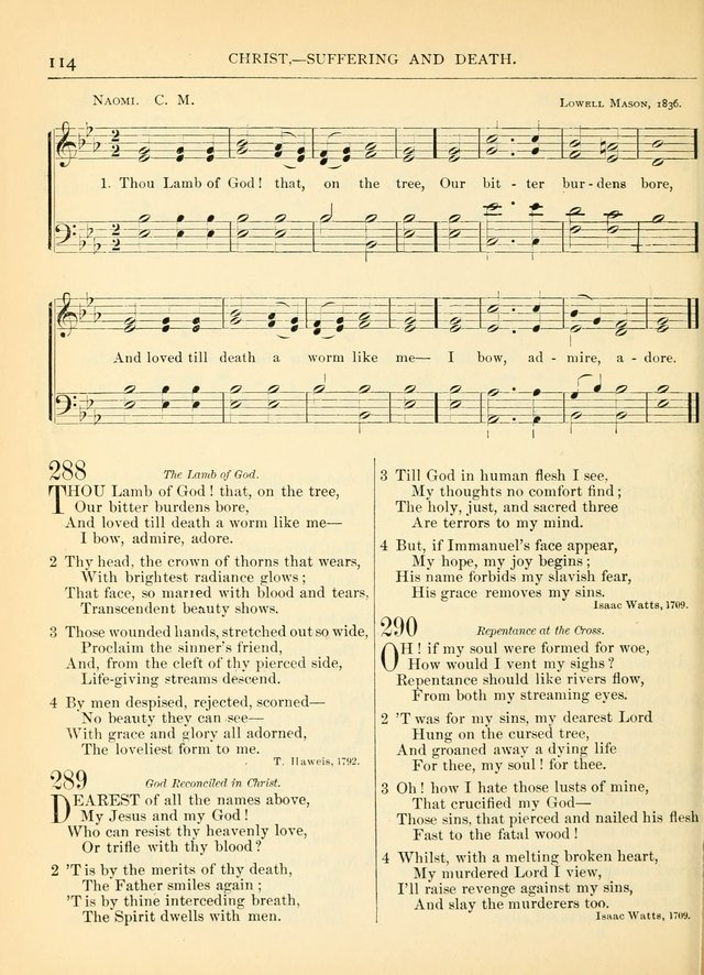 Hymns for the Sanctuary and Social Worship: with tunes page 116