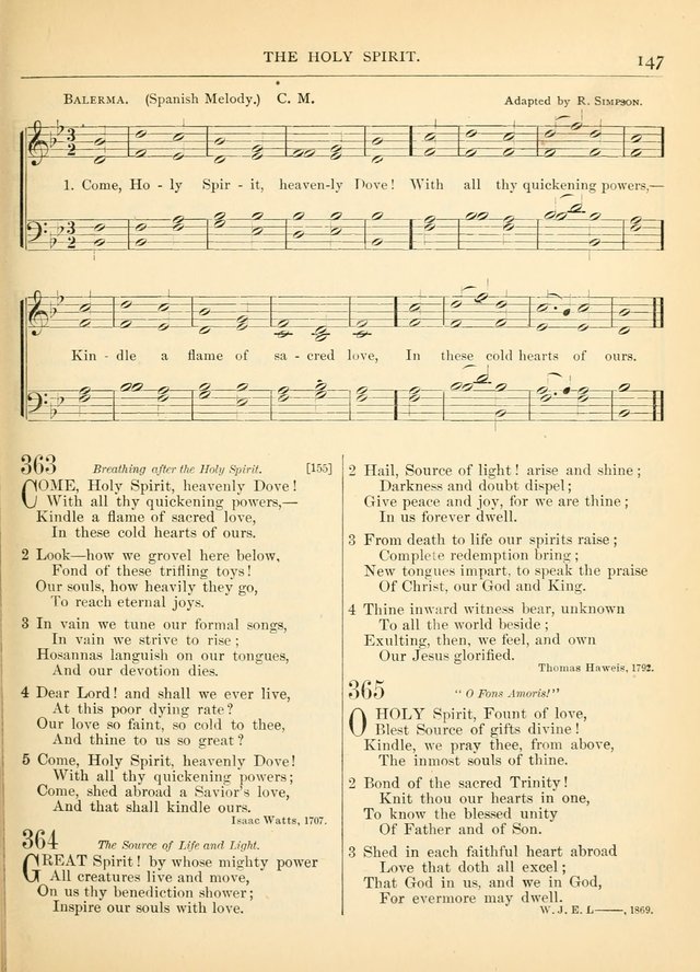 Hymns for the Sanctuary and Social Worship: with tunes page 147