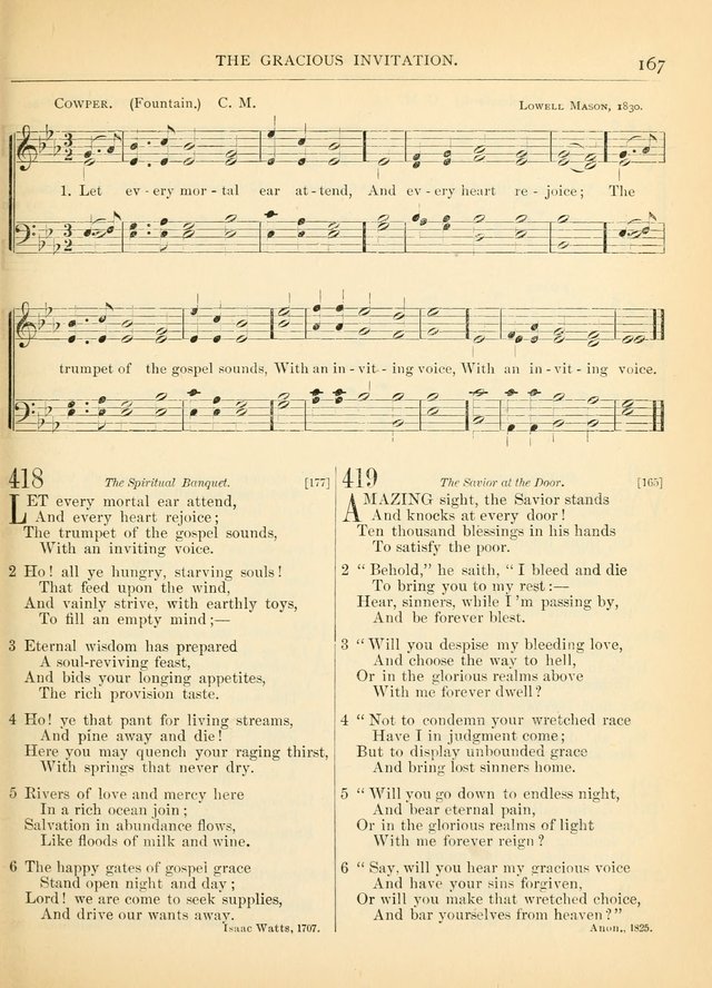 Hymns for the Sanctuary and Social Worship: with tunes page 167