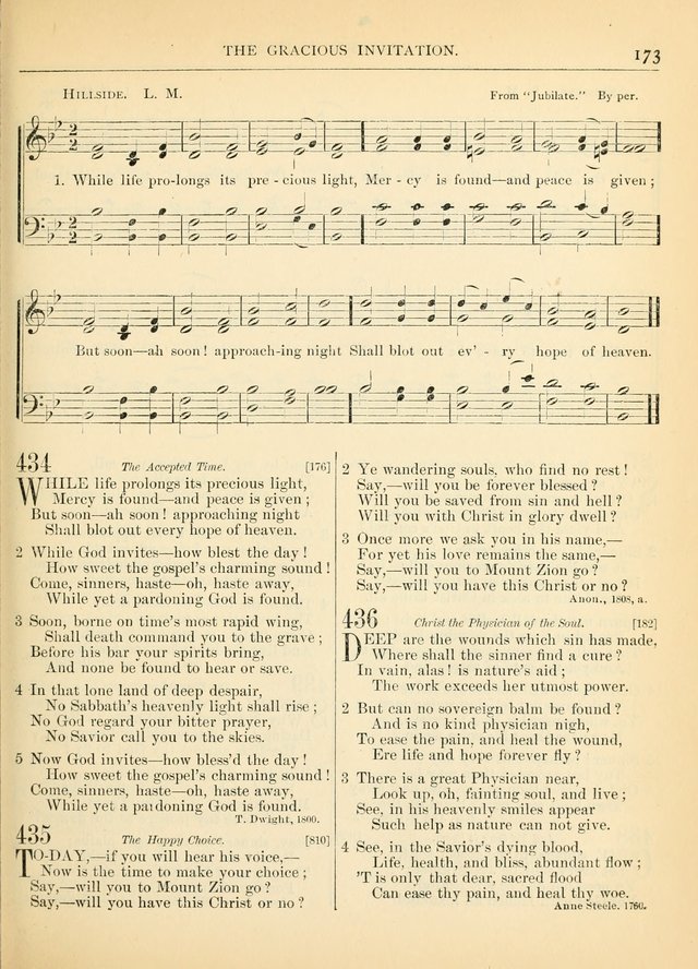 Hymns for the Sanctuary and Social Worship: with tunes page 173