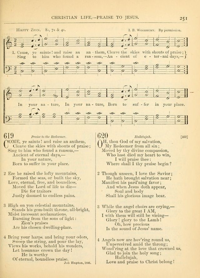 Hymns for the Sanctuary and Social Worship: with tunes page 251