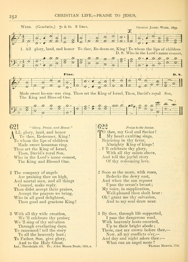 Hymns for the Sanctuary and Social Worship: with tunes page 252