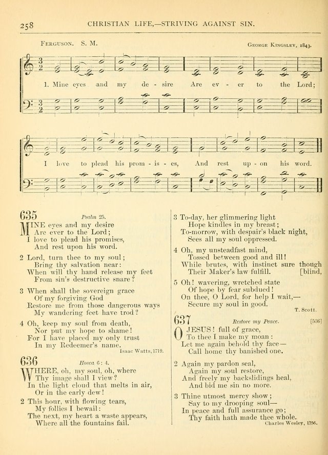 Hymns for the Sanctuary and Social Worship: with tunes page 258