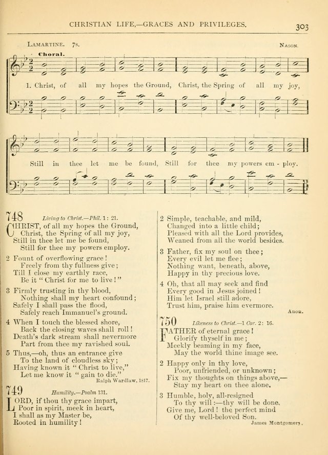 Hymns for the Sanctuary and Social Worship: with tunes page 305