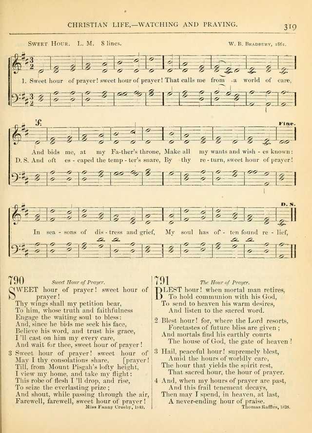 Hymns for the Sanctuary and Social Worship: with tunes page 323
