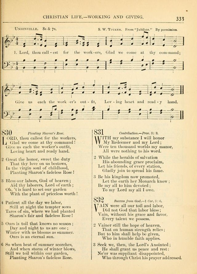 Hymns for the Sanctuary and Social Worship: with tunes page 337