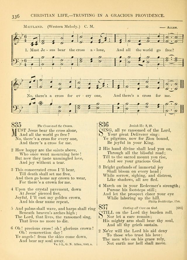 Hymns for the Sanctuary and Social Worship: with tunes page 340