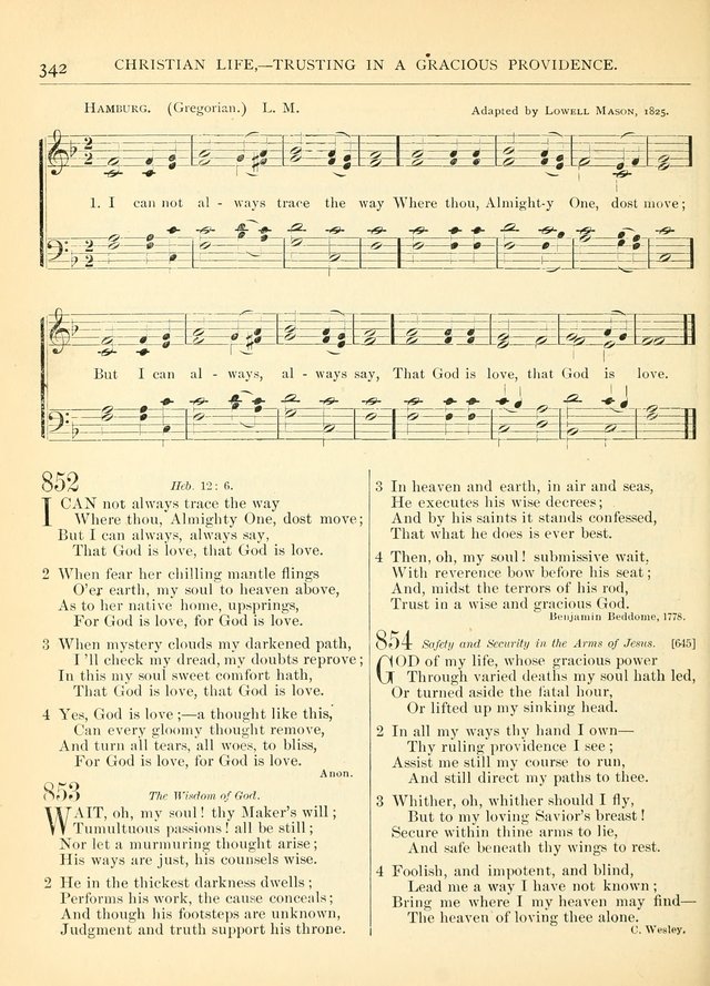Hymns for the Sanctuary and Social Worship: with tunes page 346