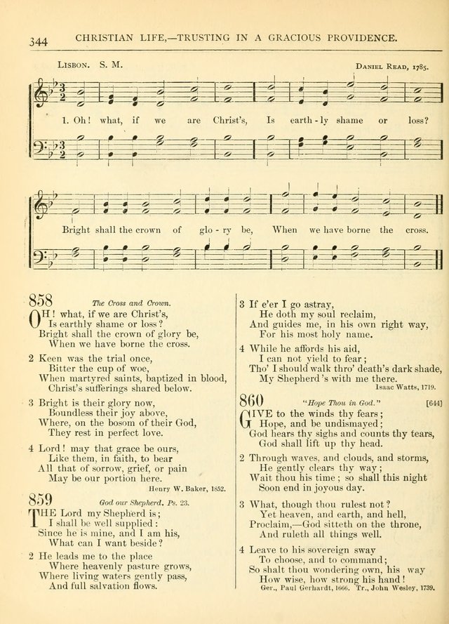 Hymns for the Sanctuary and Social Worship: with tunes page 348