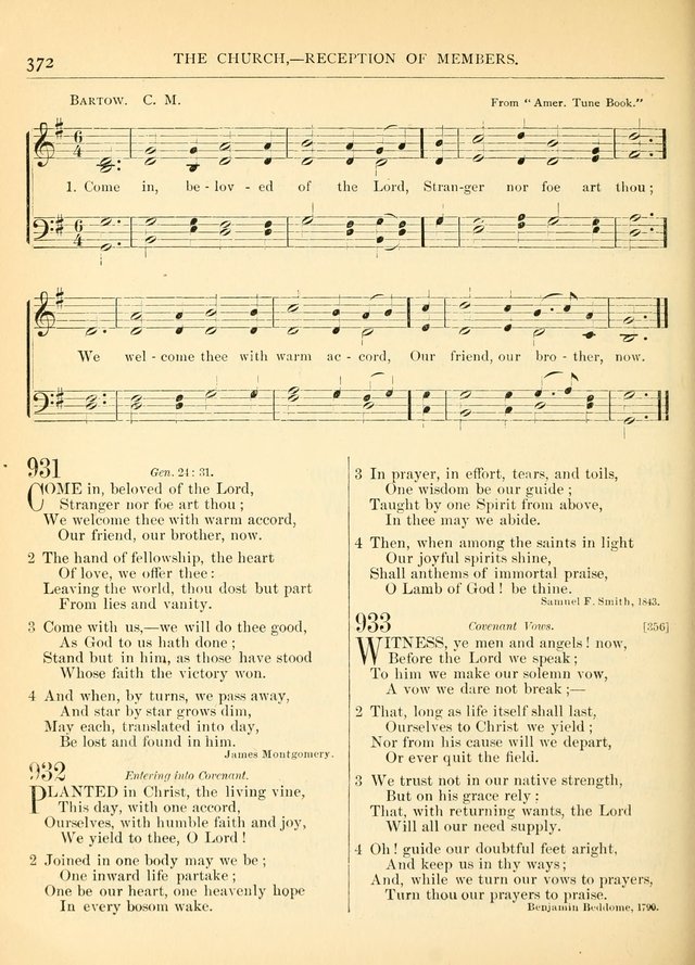 Hymns for the Sanctuary and Social Worship: with tunes page 376