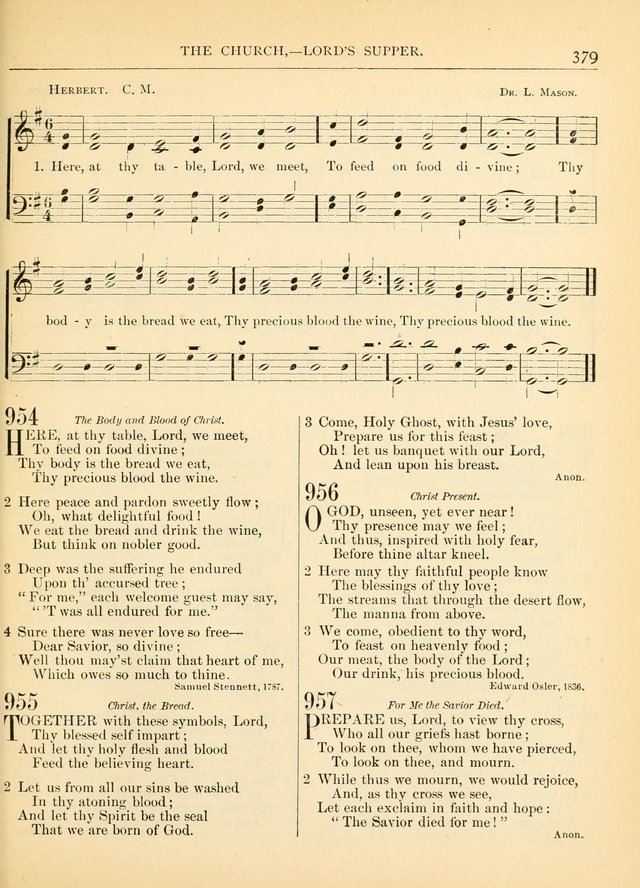 Hymns for the Sanctuary and Social Worship: with tunes page 383