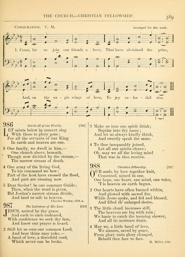 Hymns for the Sanctuary and Social Worship: with tunes page 393
