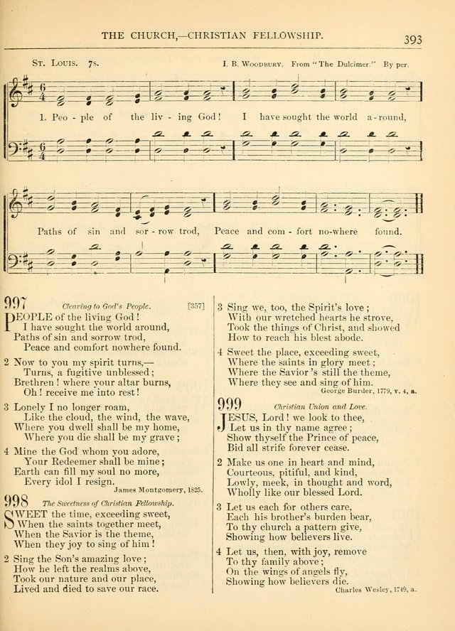 Hymns for the Sanctuary and Social Worship: with tunes page 397
