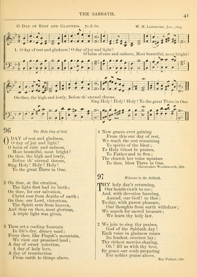 Hymns for the Sanctuary and Social Worship: with tunes page 43