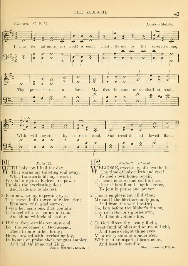 Hymns for the Sanctuary and Social Worship: with tunes page 45