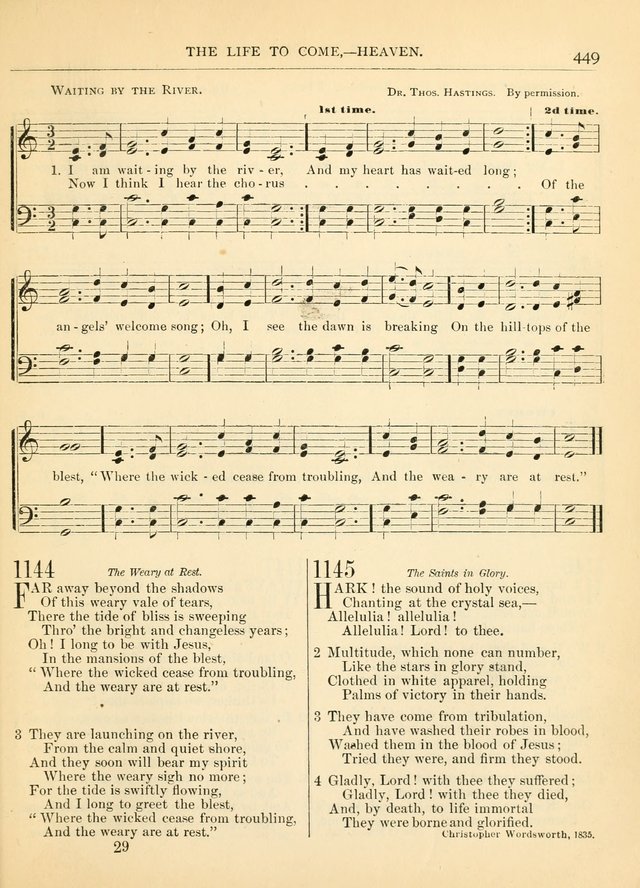 Hymns for the Sanctuary and Social Worship: with tunes page 453