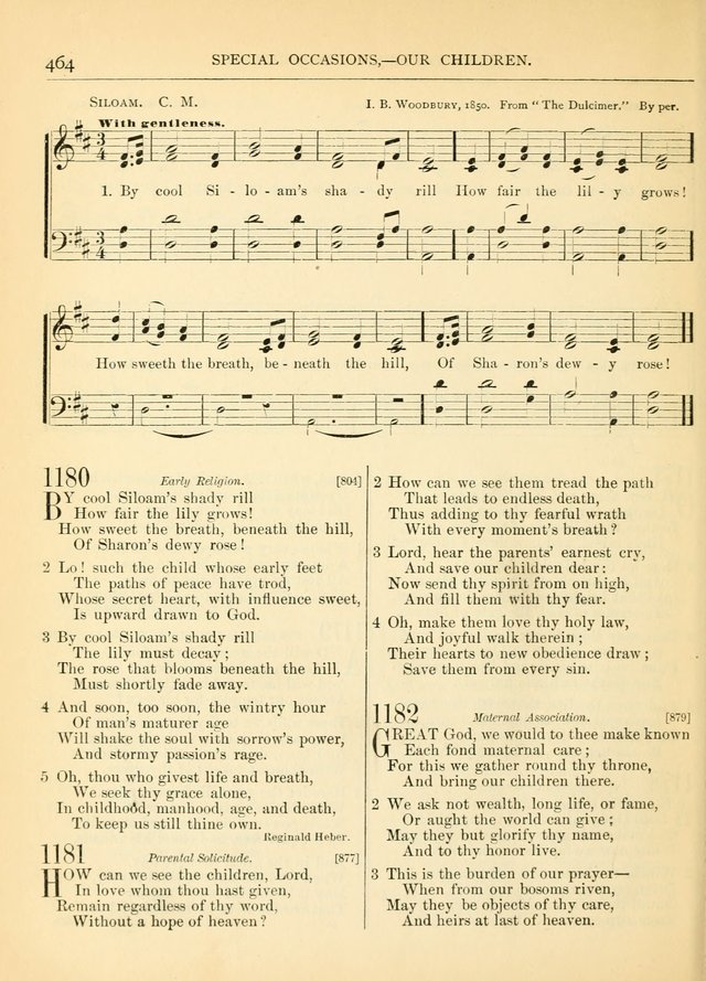 Hymns for the Sanctuary and Social Worship: with tunes page 468