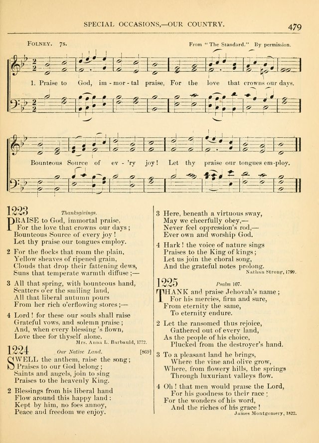 Hymns for the Sanctuary and Social Worship: with tunes page 483