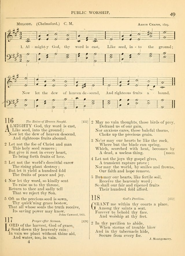 Hymns for the Sanctuary and Social Worship: with tunes page 51