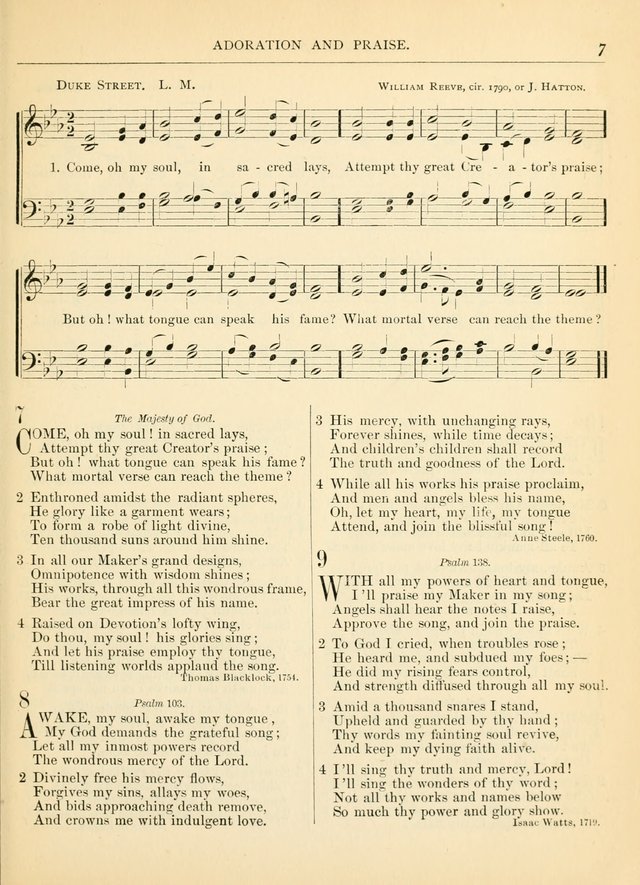 Hymns for the Sanctuary and Social Worship: with tunes page 7