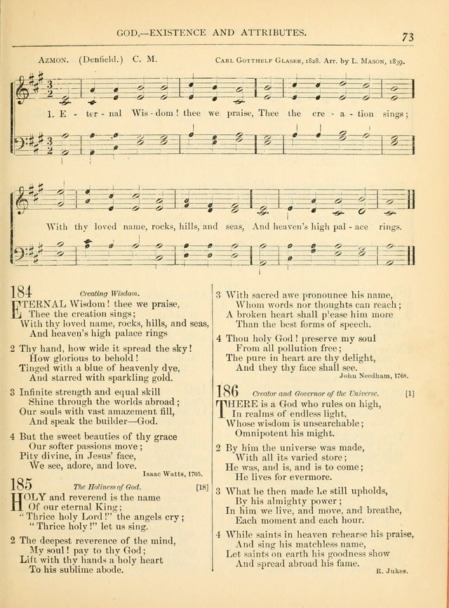 Hymns for the Sanctuary and Social Worship: with tunes page 75