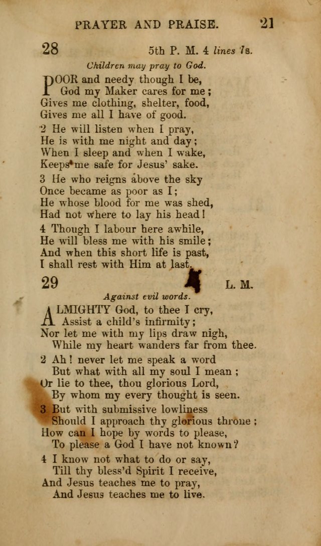 Hymns for Sunday Schools, Youth, and Children page 21