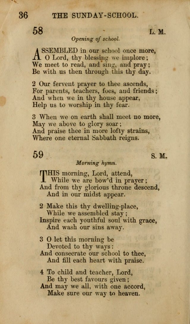 Hymns for Sunday Schools, Youth, and Children page 36