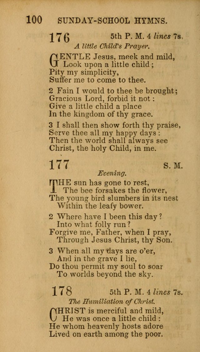 Hymns for Sunday Schools, Youth, and Children page 100