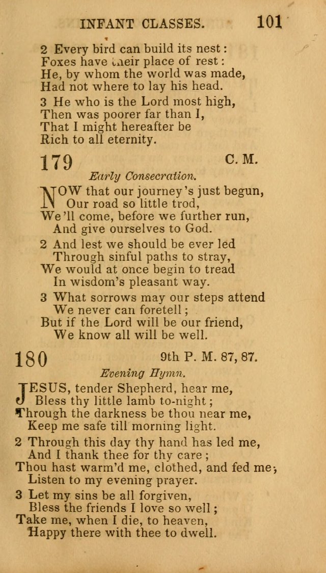 Hymns for Sunday Schools, Youth, and Children page 101