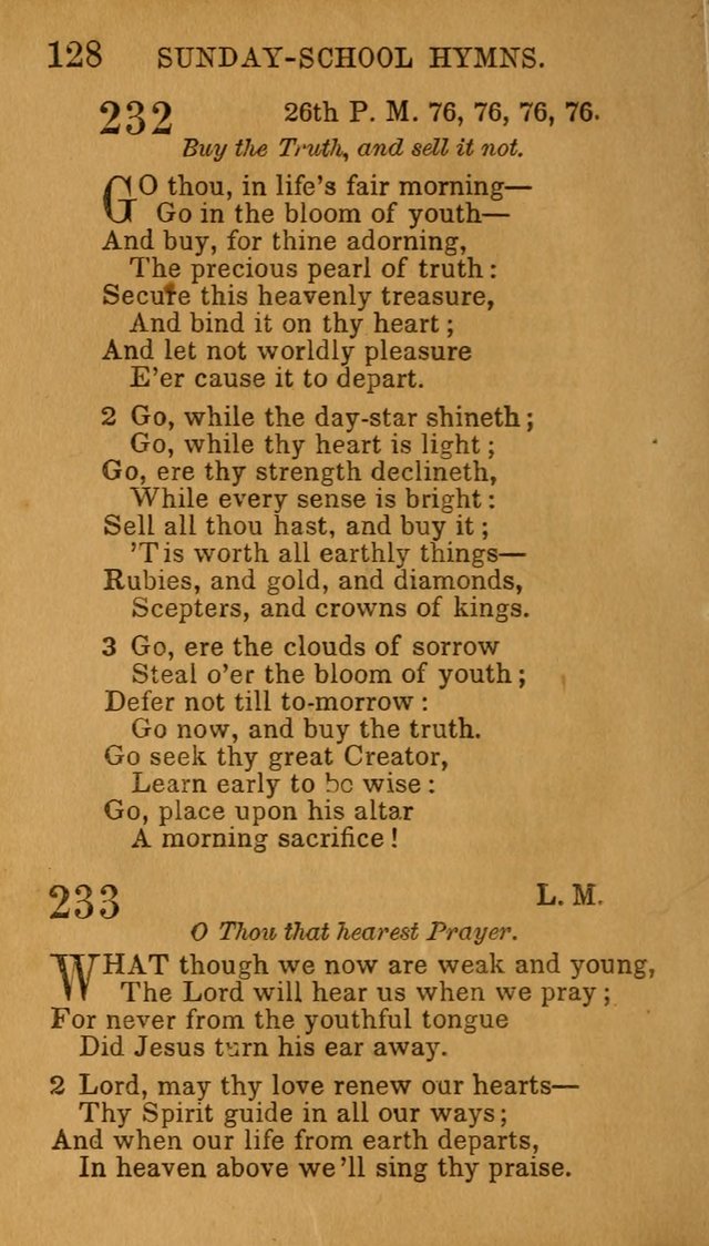 Hymns for Sunday Schools, Youth, and Children page 134