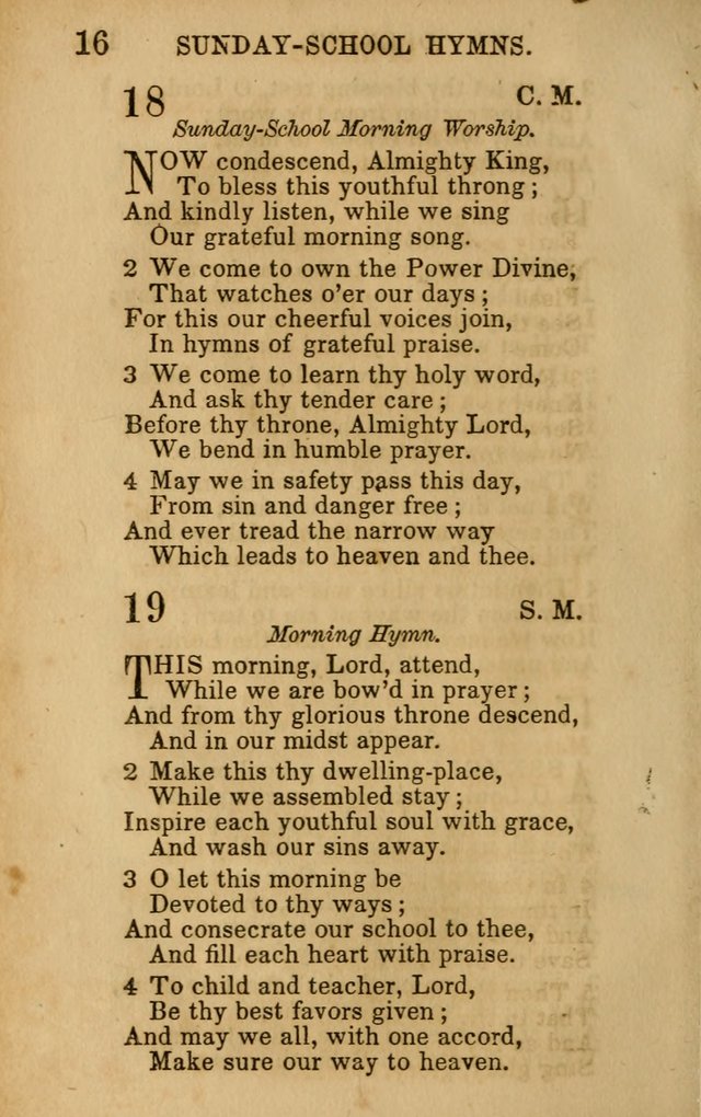 Hymns for Sunday Schools, Youth, and Children page 16
