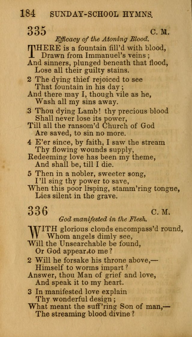Hymns for Sunday Schools, Youth, and Children page 190