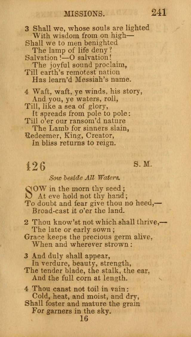 Hymns for Sunday Schools, Youth, and Children page 247