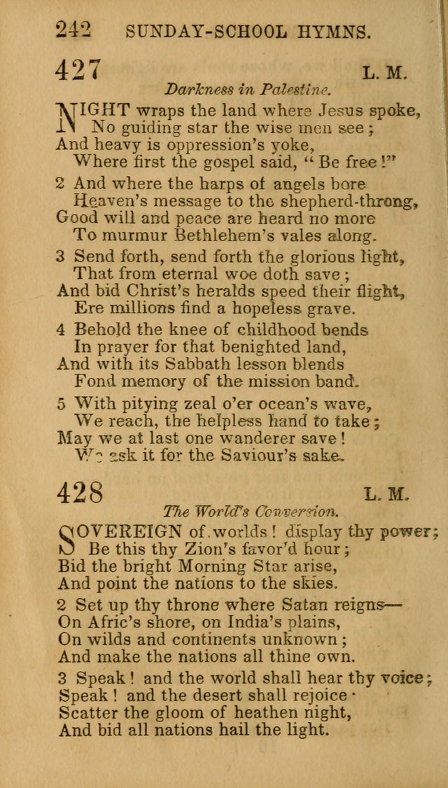 Hymns for Sunday Schools, Youth, and Children page 248