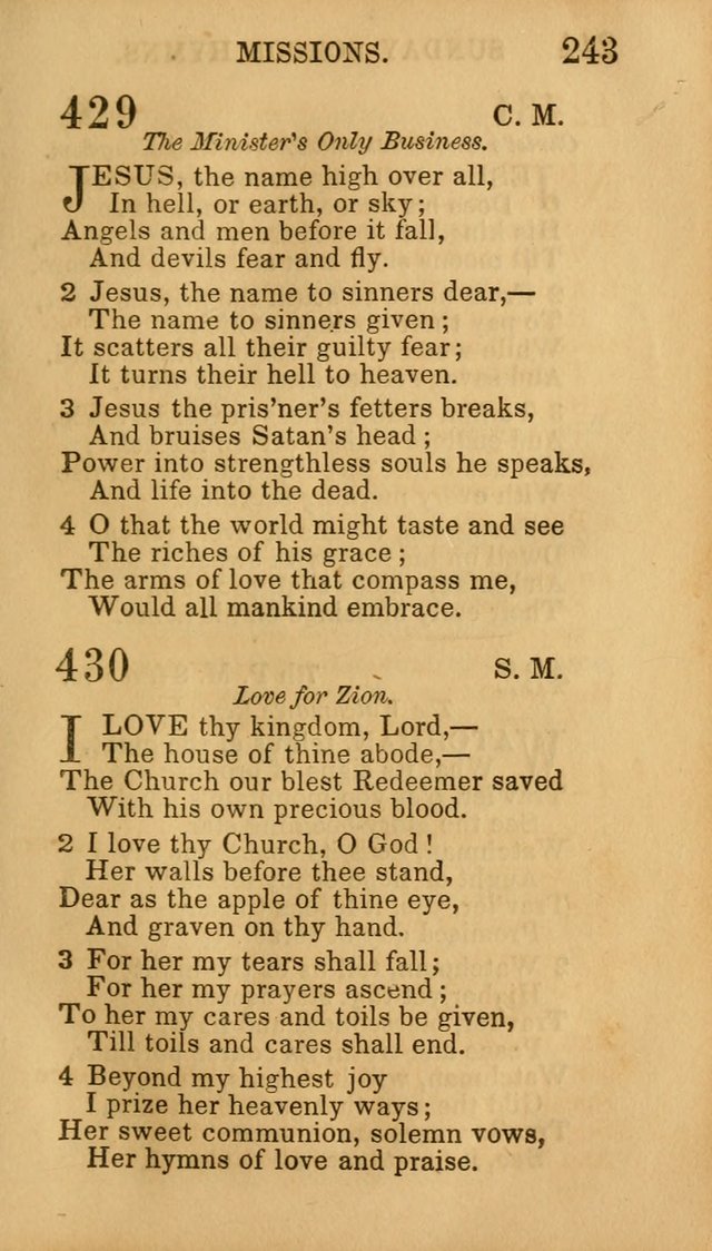 Hymns for Sunday Schools, Youth, and Children page 249
