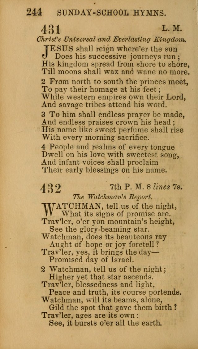 Hymns for Sunday Schools, Youth, and Children page 250