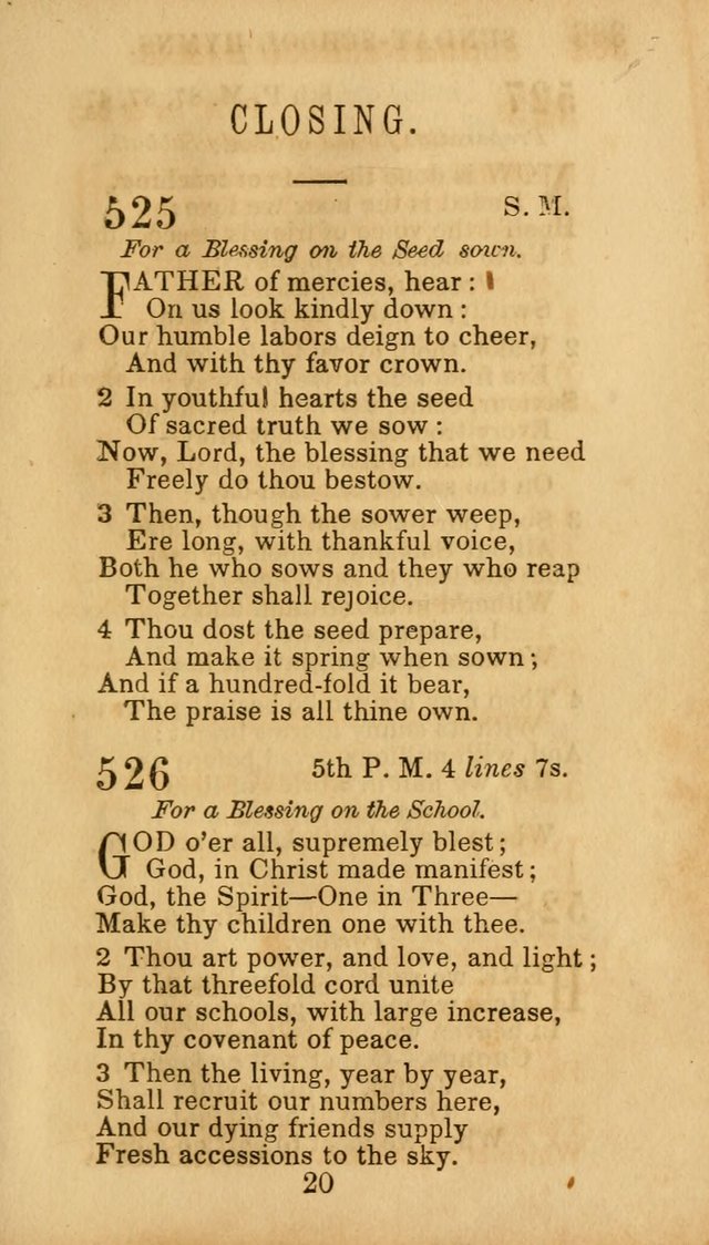 Hymns for Sunday Schools, Youth, and Children page 311