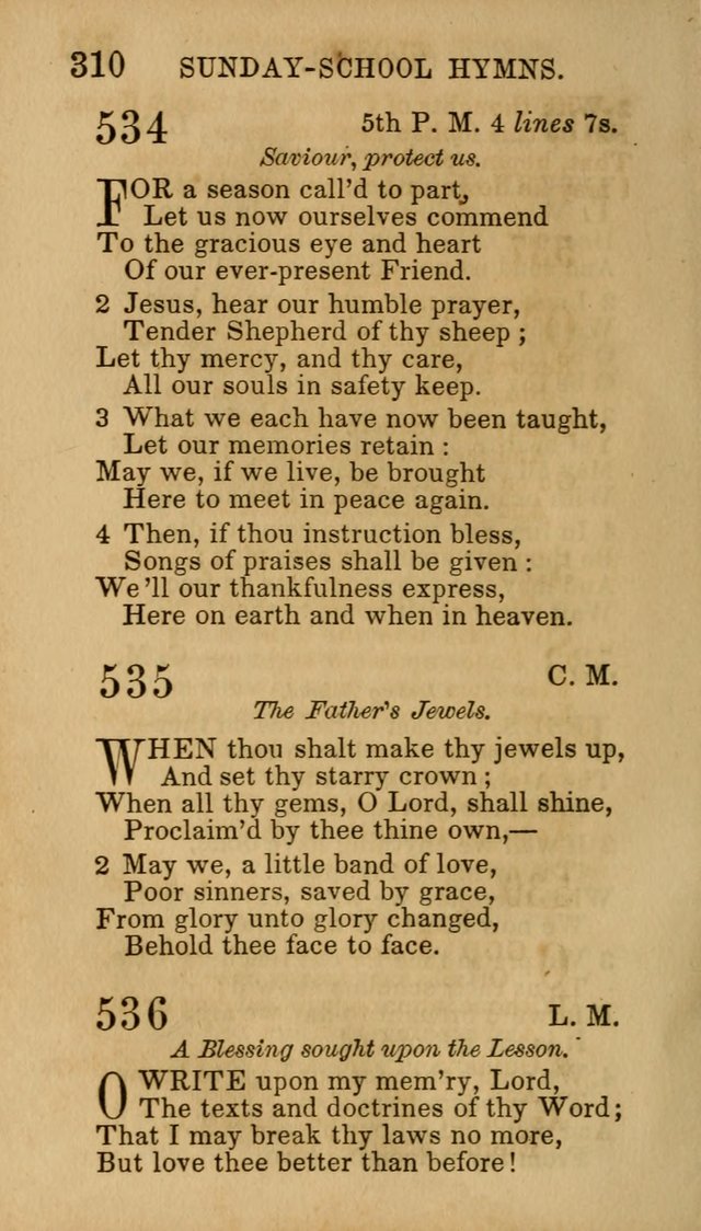 Hymns for Sunday Schools, Youth, and Children page 316