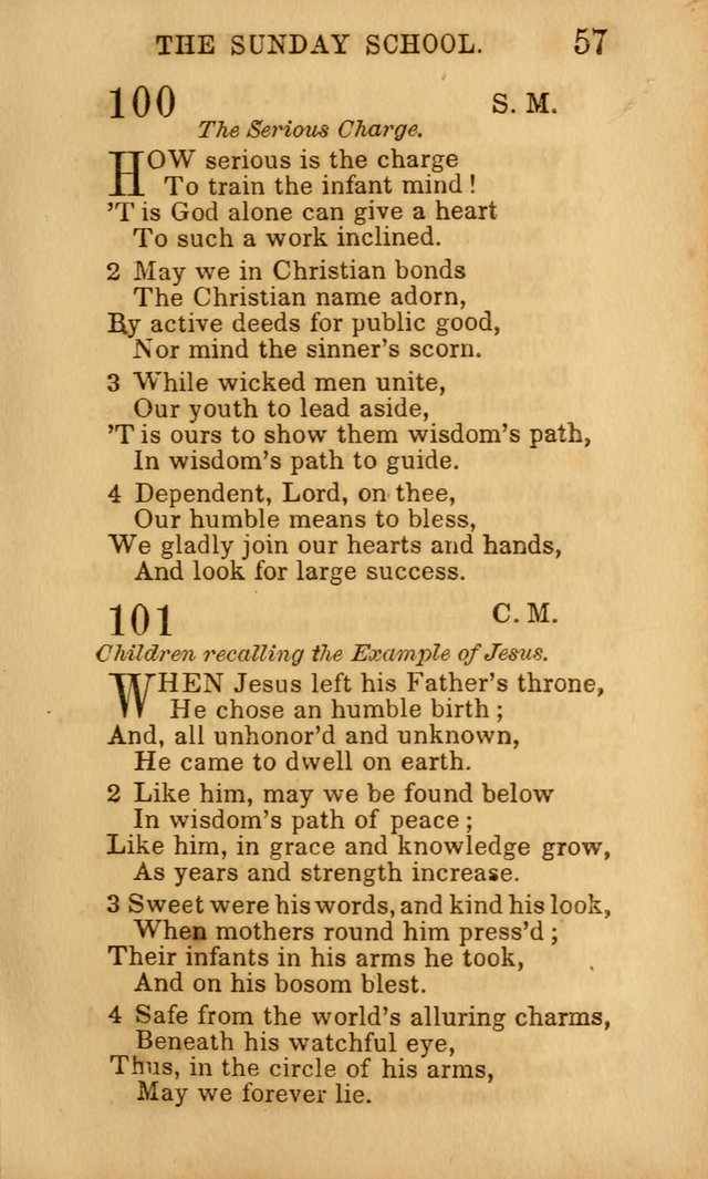 Hymns for Sunday Schools, Youth, and Children page 57