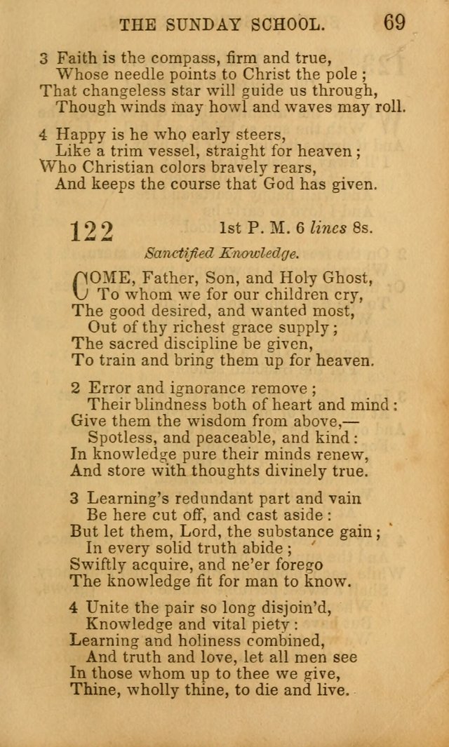 Hymns for Sunday Schools, Youth, and Children page 69