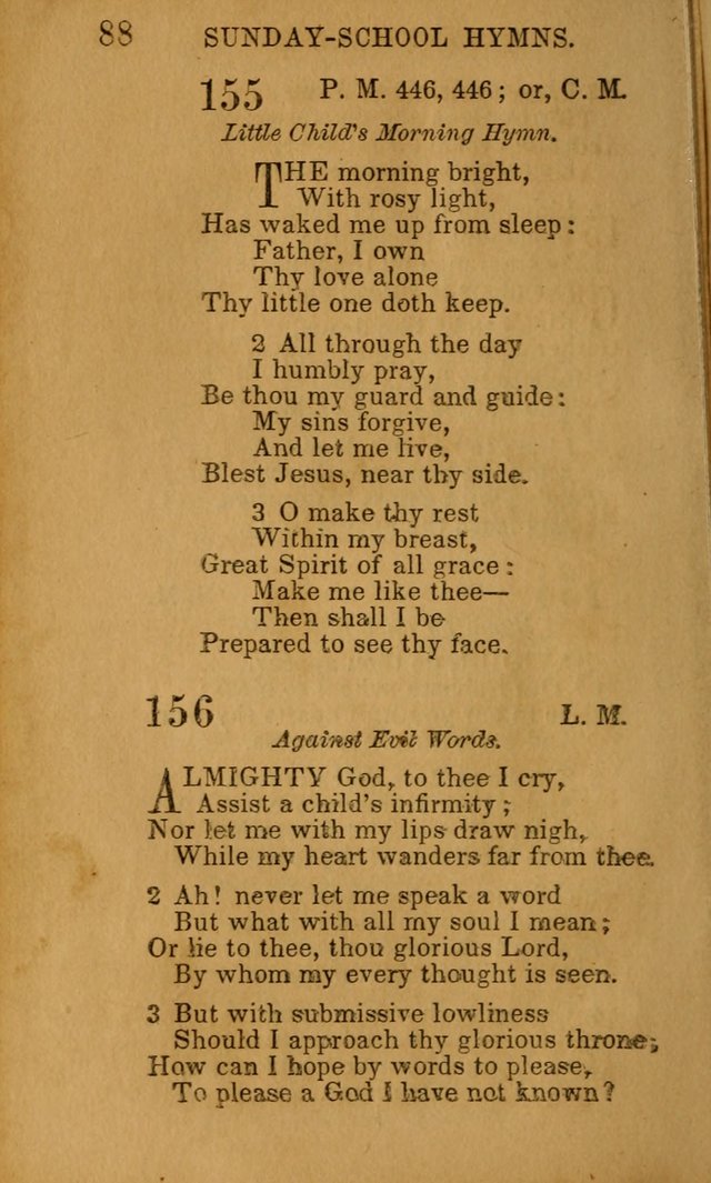 Hymns for Sunday Schools, Youth, and Children page 88