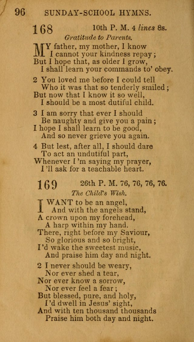 Hymns for Sunday Schools, Youth, and Children page 96
