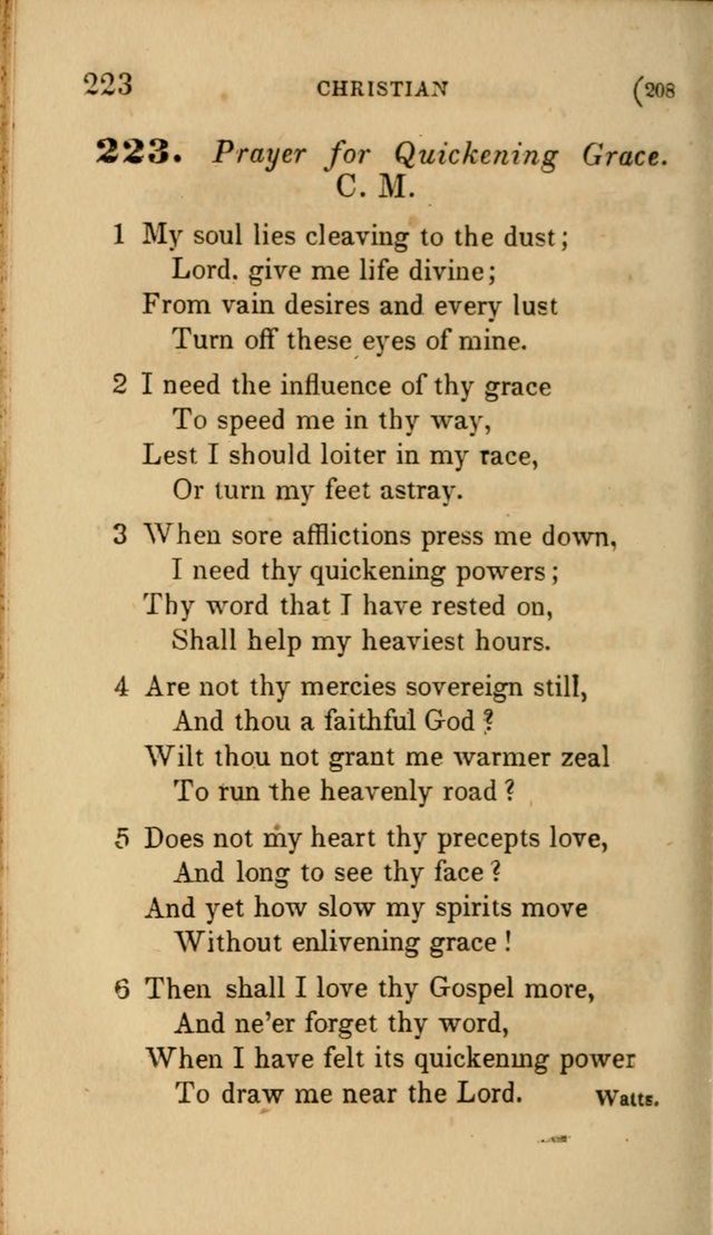 Hymns for Social Worship: selected from Watts, Doddridge, Newton, Cowper, Steele and others page 208