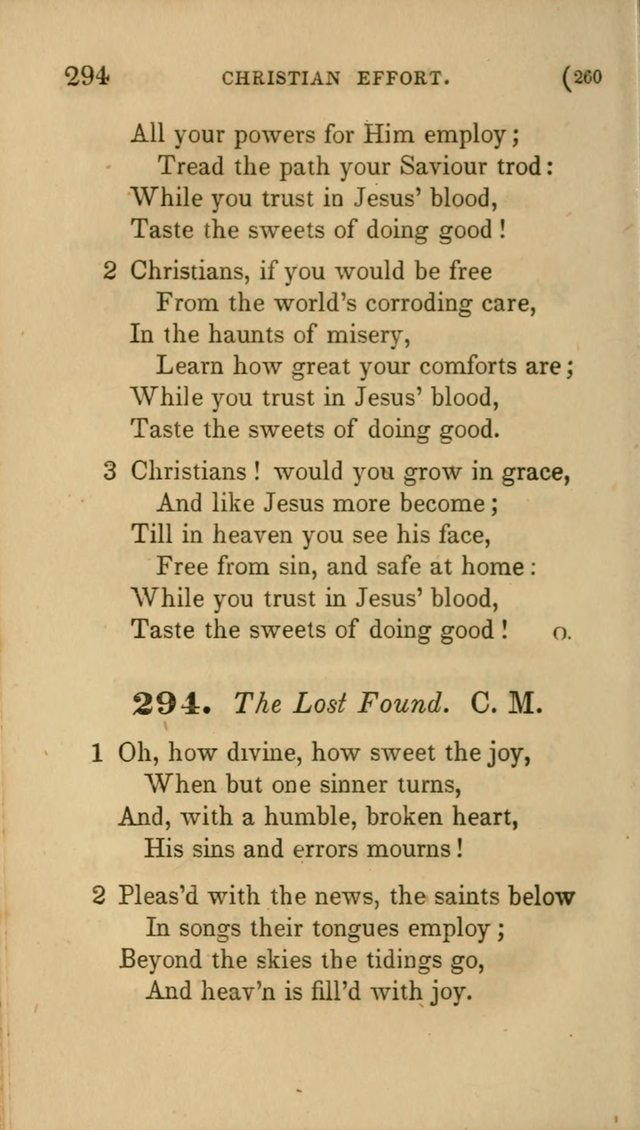 Hymns for Social Worship: selected from Watts, Doddridge, Newton, Cowper, Steele and others page 260