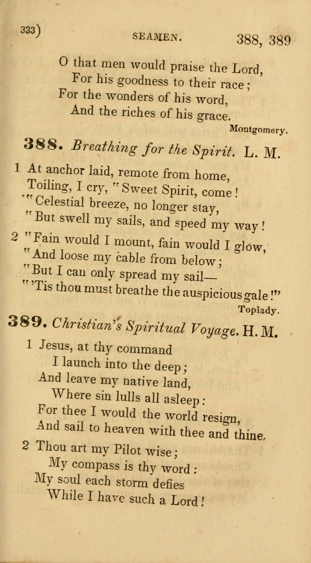 Hymns for Social Worship: selected from Watts, Doddridge, Newton, Cowper, Steele and others page 333